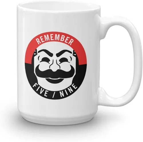 Vista 5 de Mr. Robot Remember 5/9 - Taza de café oficial de 11 onzas
