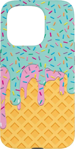 Vista 14 de Ice Cream Cone with Sprinkles Case for iPhone 17