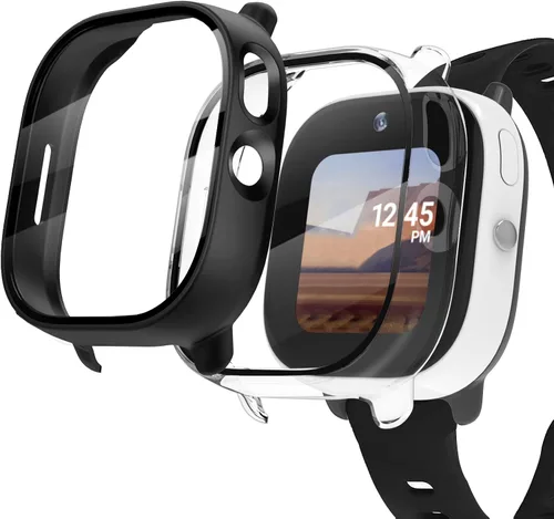 Vista 11 de Kuaguozhe Paquete de 2 fundas compatibles con Gizmo Watch 2, protector de pantalla para niños (paquete de 2), funda protectora general