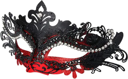 Vista 23 de Hoshin - Máscara para Baile de Máscaras, Decoraciones de Mardi Gras, Máscaras Venecianas para Mujeres