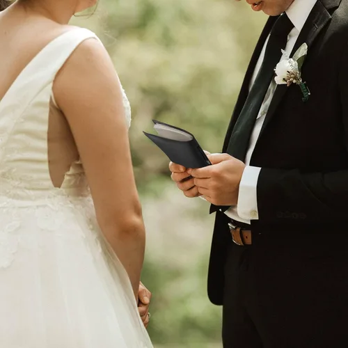 Vista 7 de 2 libros de votos de boda, para él y para ella, cuaderno de votos para boda, diario de votos de boda, libro oficial, 5.9 x 3.9 pulgadas, despedida