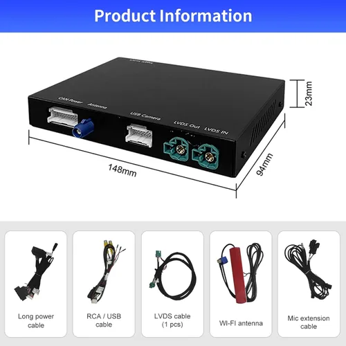 Vista 7 de Road Top Kit inalámbrico CarPlay Android Auto Retrofit para BMW EVO ID5/ID6 System (2017-2020), compatible con BMW 1 2 3 4 5 6 7 Series y M3 M4 M5
