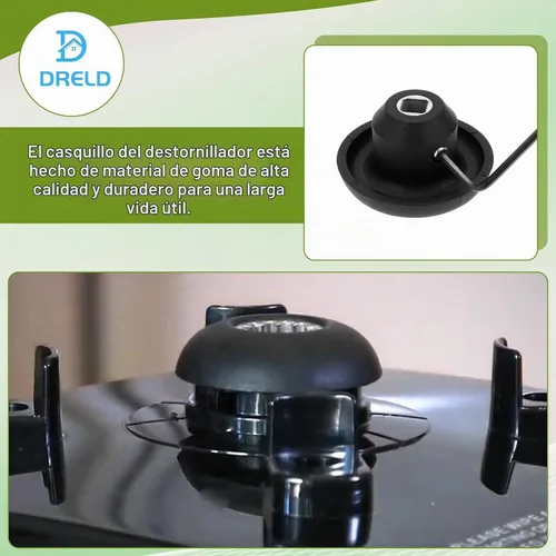Vista 6 de Cuchilla de licuadora compatible con Vitamix con llave y herramienta de enchufe de accionamiento Compatible con 5200 6300 5000 Series 64oz y 32oz