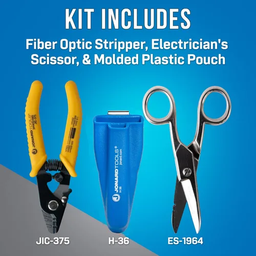 Vista 2 de Jonard TK-375, 3 unidades, Kit de fibra óptica