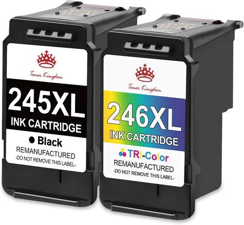 Vista 8 de Toner Kingdom Cartucho de tinta compatible 245XL 246XL de repuesto para Canon PG-245XL CL-246XL 243XL 244XL para PIXMA MX492 MX490 MG2522 MG2922