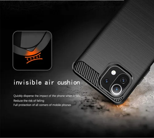 Vista 7 de Asuwish Funda compatible con Xiaomi Mi 11 Lite 4G/5G y protector de pantalla de vidrio templado, accesorios de celda, cubierta protectora de cuerpo