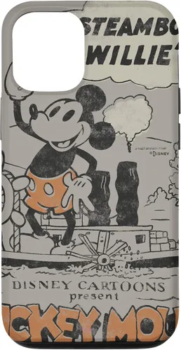 Vista 28 de Funda para iPhone 16 Disney 100 Mickey Mouse Steamboat Willie Sound Cartoon D100