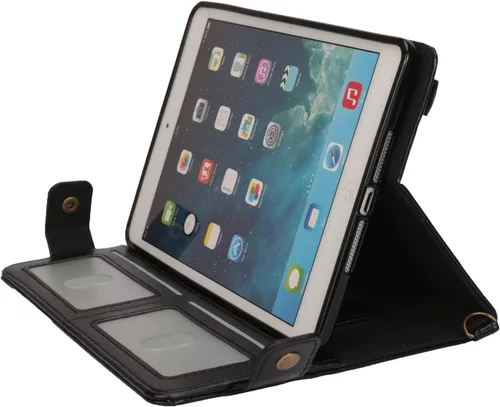 Vista 3 de Funda tipo bolso para iPad mini de 5ª/4ª/3ª/2ª/1ª generación de 7.9 pulgadas, Techcircle funda ligera tipo folio con soporte bandolera con billetera