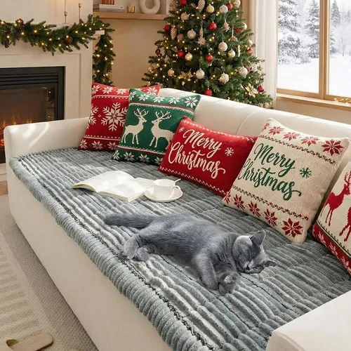 Vista 8 de Fundas de sofá para mascotas, protector lavable para perros, fundas de sofá de franela para perros, aptas para mascotas, tapete para sofá cama
