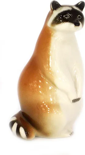 Vista 8 de LOMONOSOV PORCELANA - Figura coleccionable de zorro rojo sentado