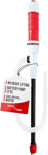 Vista 14 de TERA PUMP Bomba de transferencia de gas, batería D 3 veces más potente, parada automática, sin pérdida de combustible, potente succión (2.2 GPM)