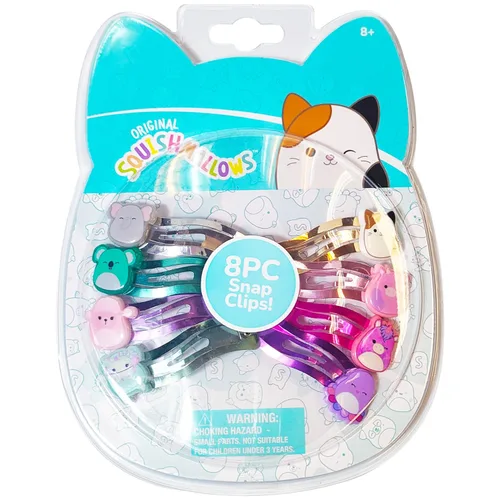 Vista 8 de LUV HER Clips de pelo Barbie para niñas, clips de presión, paquete de 8, multicolor, para edades 3+