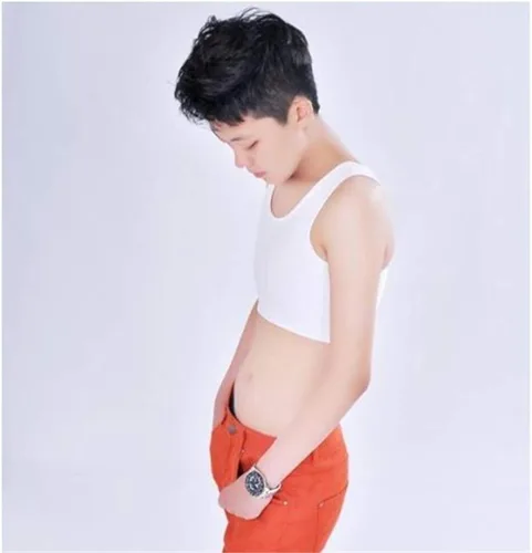Vista 5 de BaronHong Carpeta de compresión plana transpirable para Tomboy Trans Lesbian