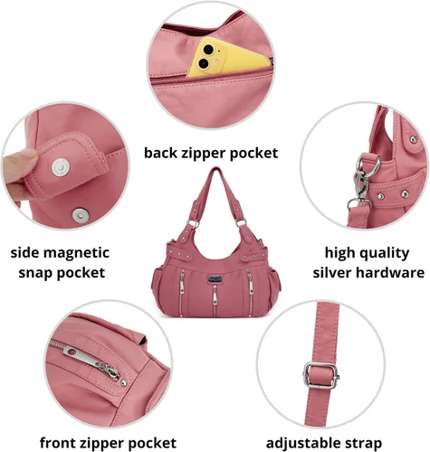 Vista 5 de Scarleton Bolso de mano para mujer, monederos para mujer, bolsos de hombro para mujer, H1292