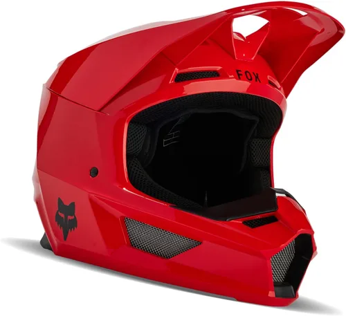 Vista 10 de Fox Racing Casco de motocross unisex V1 Core para bicicleta de tierra, azul, XS