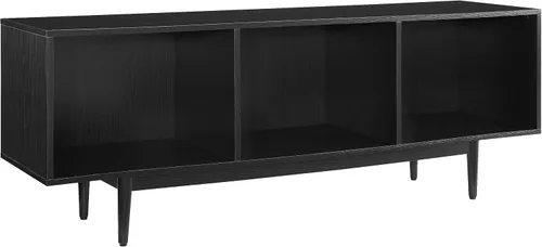 Vista 10 de Crosley Furniture Liam - Soporte para TV de almacenamiento de discos grande
