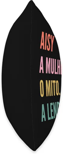 Vista 2 de Divertido diseño portugués de nombre - Aisy Throw Pillow