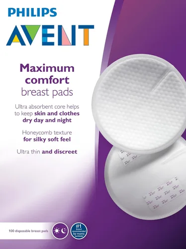 Vista 8 de Philips AVENT SCF254/13 - Almohadillas desechables para el pecho, color blanco, 100