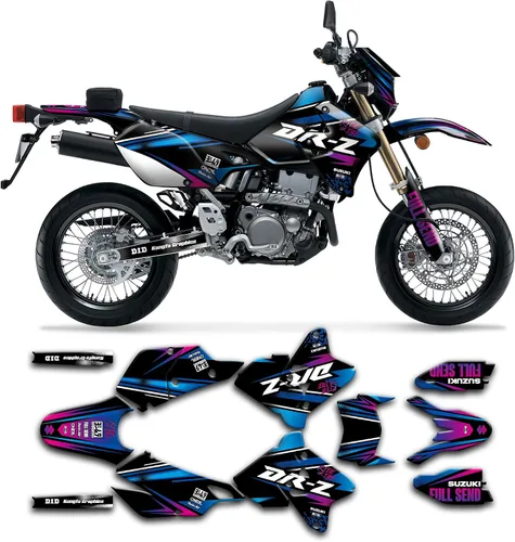 Vista 33 de Kit de calcomanías personalizadas para Suzuki DRZ400 E / DRZ400 Enduro / DRZ400E / DR-Z400E / DRZ400 EN 1999-2024, SZDRSE9919003-KO