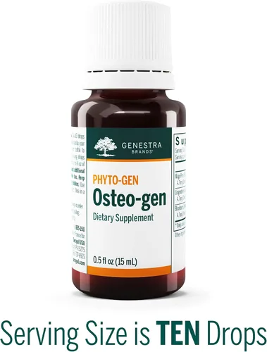 Vista 3 de Genestra Brands Osteo-gen Mugo Pine, Lingonberry and BlackBerry Suplemento de hierbas 0.5 onzas líquidas