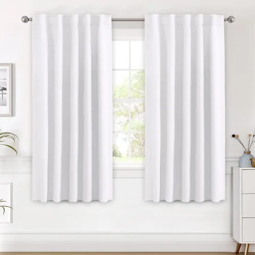 Vista 40 de H.VERSAILTEX Cortinas Opacas con Aislamiento Térmico, Paneles de Tratamiento de Ventanas que Oscurecen la Habitación, Cortinas Opacas para Sala