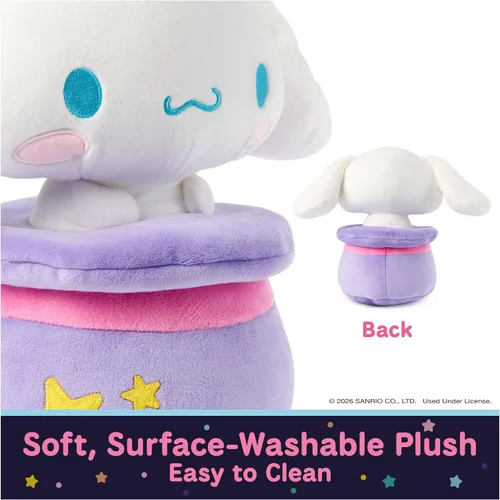 Vista 6 de GUND Sanrio Cinnamoroll in Magic Hat 10-Inch Circus Plush Toy for Ages 1+