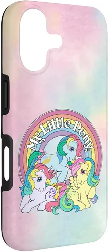Vista 3 de My Little Pony Funda retro arcoíris para iPhone 17