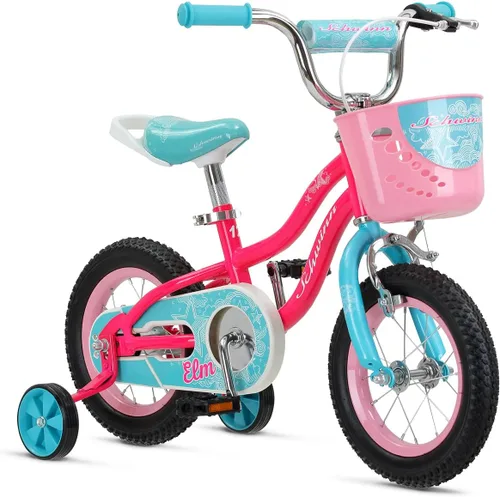 Vista 12 de Schwinn Elm y Koen Bicicleta o Bicicleta de Equilibrio, Bicicleta de 12-18 Pulgadas para Niños de 2-13 Años, Negro, Azul, Rojo, Verde Azulado, Rosa
