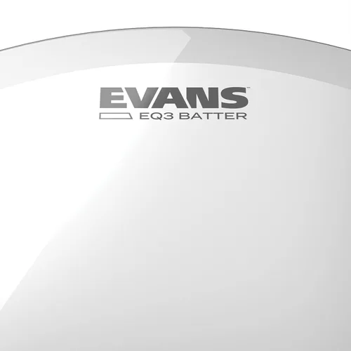 Vista 2 de Evans EQ3 Clear Bass Drum Head, 18 pulgadas