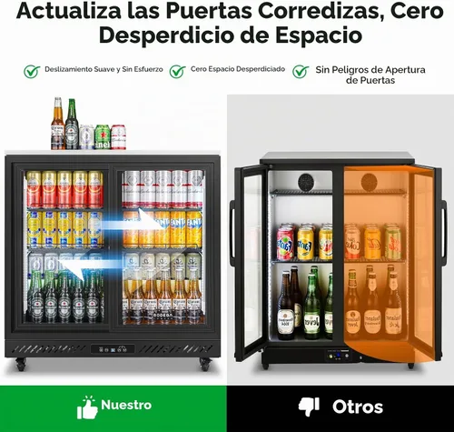 Vista 3 de Refrigerador de barra comercial,Refrigerador de bebidas de altura