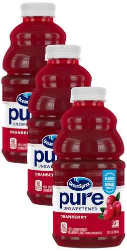 Vista 10 de Ocean Spray® Cereza ácida pura sin azúcar, 100% jugo de cereza ácida, botella de 32 onzas líquidas (paquete de 8)