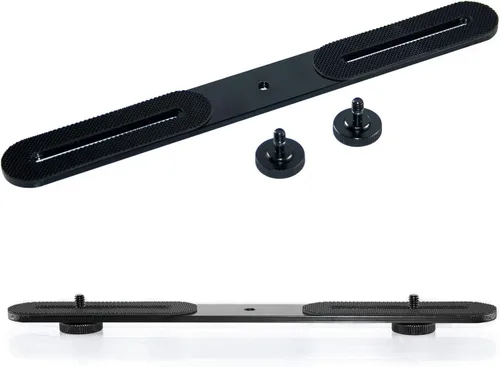 Vista 7 de EXMAX Soporte de flash para trípode de tornillo de 1/4 de pulgada, soporte de luz para cámara DSLR, aleación de aluminio, montaje de tornillo de 1/4