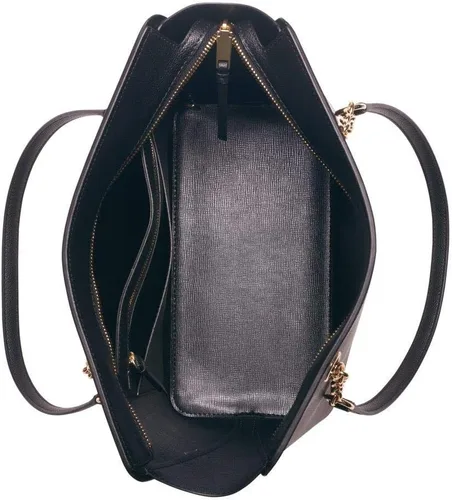 Vista 4 de Calvin Klein Hailey - Bolso tote con cadena con cremallera y micro guijarros