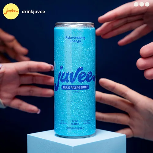 Vista 7 de Juvee Bebida energética rejuvenecedora, latas de 12 onzas, paquete de 12, sin azúcar, 128 mg de cafeína natural por lata, cero azúcar, baja