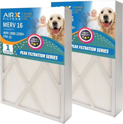 Vista 10 de AIRX FILTERS WICKED CLEAN AIR. Filtro de aire MERV 11 de 16 x 25 x 5 compatible con Goodman M1-1056 / Amana AMP-M1-1056 filtro de horno 2