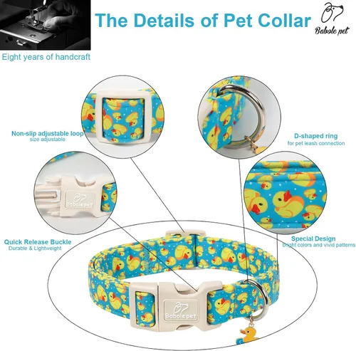 Vista 358 de Collar para perros del 4 de julio, collares patrióticos azules para cachorros y perros pequeños, ligero y ajustable 1776 collares para cachorros