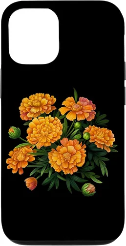 Vista 28 de Vintage Marigold Inspired Flower Case for iPhone 16