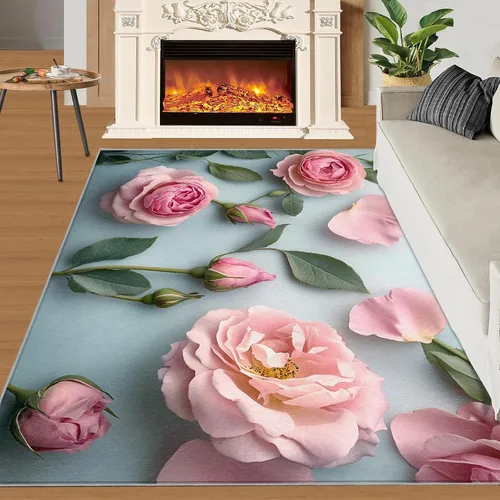 Vista 78 de Desert Dunes Rugs for Bedroom, Desert Landscape Area Rug, Natural Scenery Rugs for Living Room, Indoor Non-Slip Rug, Machine Washable Carpet for