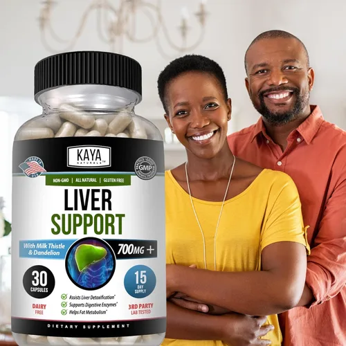 Vista 8 de Kaya Naturals Liver Cleanse Detox & Repair - Suplemento de cardo mariano - Desintoxicación hepática para mujeres y hombres - Extracto de alcachofa