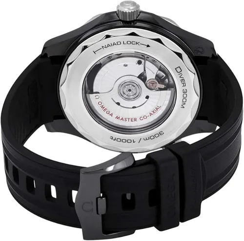 Vista 4 de Omega Reloj cronómetro automático con esfera negra 210.92.44.20.01.001, Buceador