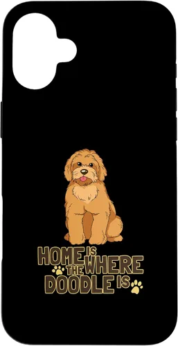 Vista 21 de Funda dorada para iPhone 11 Goldendoodle Dood Funny Doodle Dog