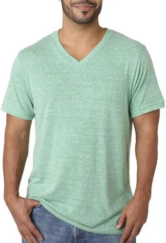 Vista 2 de Bella Canvas Camiseta con cuello en V y costuras laterales Triblend