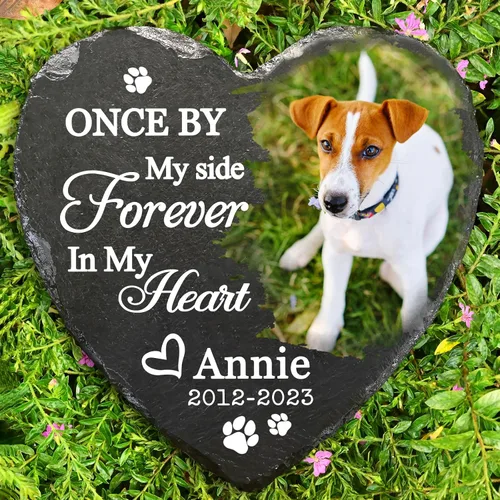 Vista 6 de Regalos conmemorativos personalizados para perros, piedras conmemorativas para mascotas, piedra conmemorativa para perros, regalos personalizados