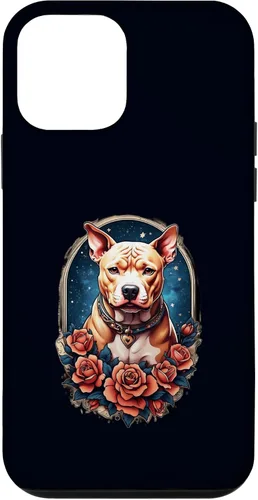 Vista 15 de Funda estilo vintage para iPhone XS Max Pitbull Dog Tattoo Art Vintage Old School