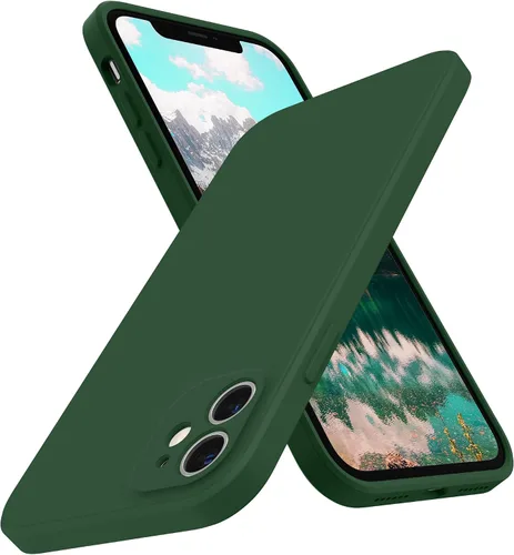Vista 12 de SURPHY Diseño para Funda iPhone 11 con Protección de Cámara, Diseño Delgado de Borde Recto, Funda de Teléfono de Silicona Líquida para iPhone 11