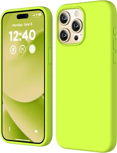 Vista 17 de Funda compatible con iPhone 15 Pro, funda de silicona líquida, funda protectora de cuerpo completo a prueba de golpes, funda delgada para teléfono