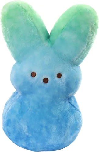 Vista 32 de Animal Adventure Peeps 4" Juguete de peluche de conejo Palm Pet coleccionable Azul