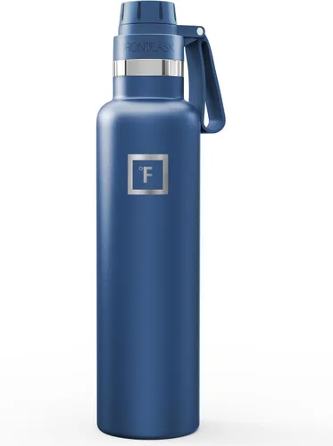 Vista 16 de IRON °FLASK Botella de agua de boca estrecha de 24 onzas con boquilla Aurora