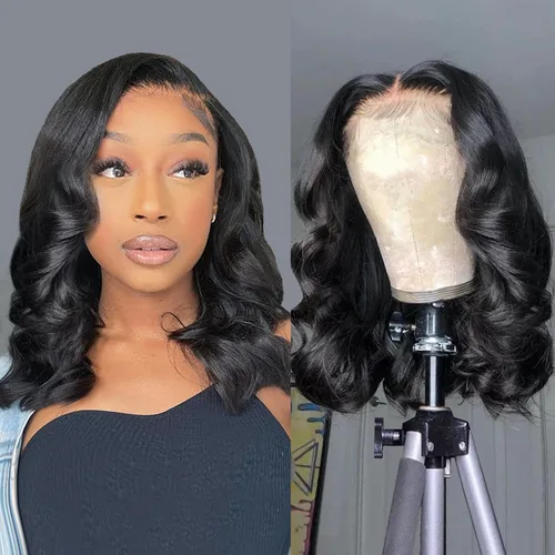 Vista 43 de Pelucas de encaje frontal de 13x4 Highlight Ombre de cabello humano ondulado 4/27 color rubio miel 9A sin pegamento HD encaje frontal transparente