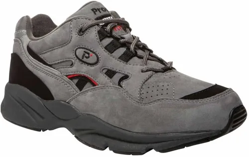 Vista 2 de Propet Andador de estabilidad para hombre gris/negro Nubuck